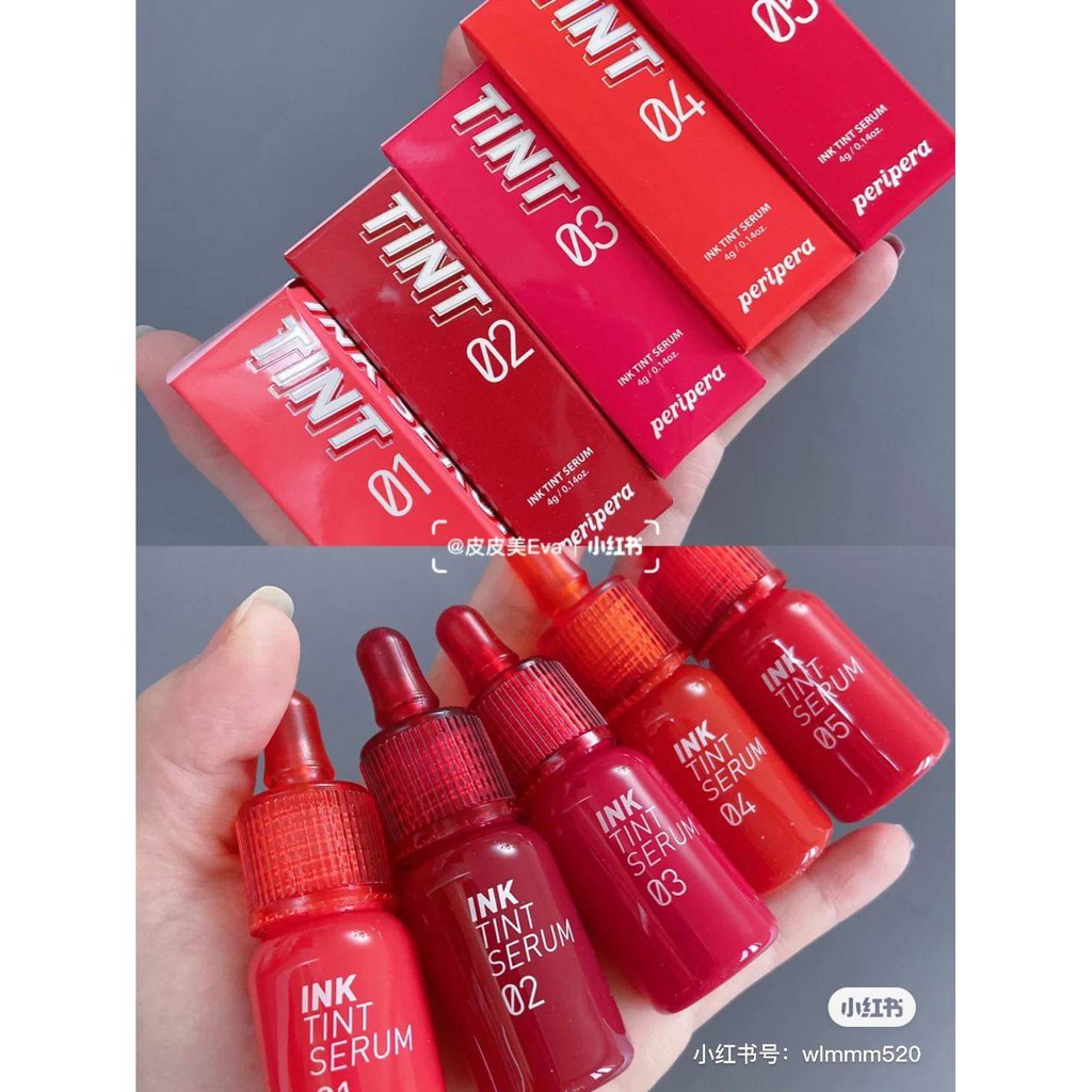 Son Tint Siêu Lì, Có Dưỡng Cho Đôi Môi Mịn Mượt Peripera Ink Tint Serum 4g