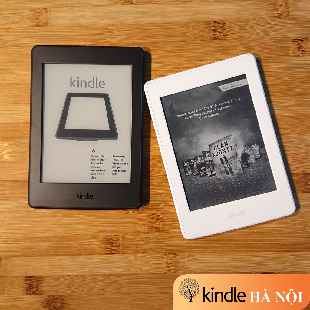 TẶNG CƯỜNG LỰC | Máy đọc sách Kindle Paperwhite 3 (7th) Kindle PPW3 có đèn nền với màn hình 6'' 300PPI, bộ nhớ 4/32GB