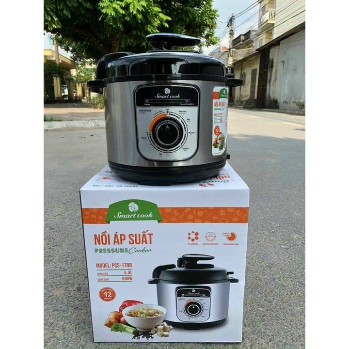 Nồi áp suất đa năng 5Lit Smartcook thương hiệu của Elmich Tặng bộ máy xay sinh tố-Bảo hành 12 tháng