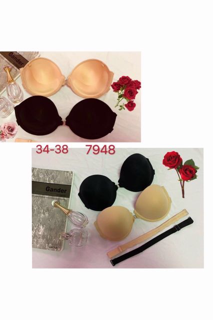 Áo  lót cài trước ngực chống tụt có dây lưng ,nóng bỏng tay ạ mới zìa ,