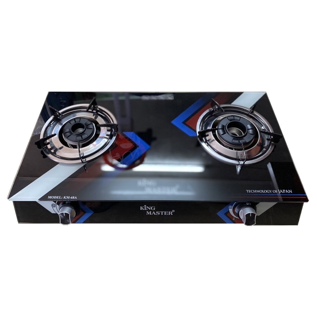 Bếp gas đôi dương kính KINGMASTER KM-68A/B