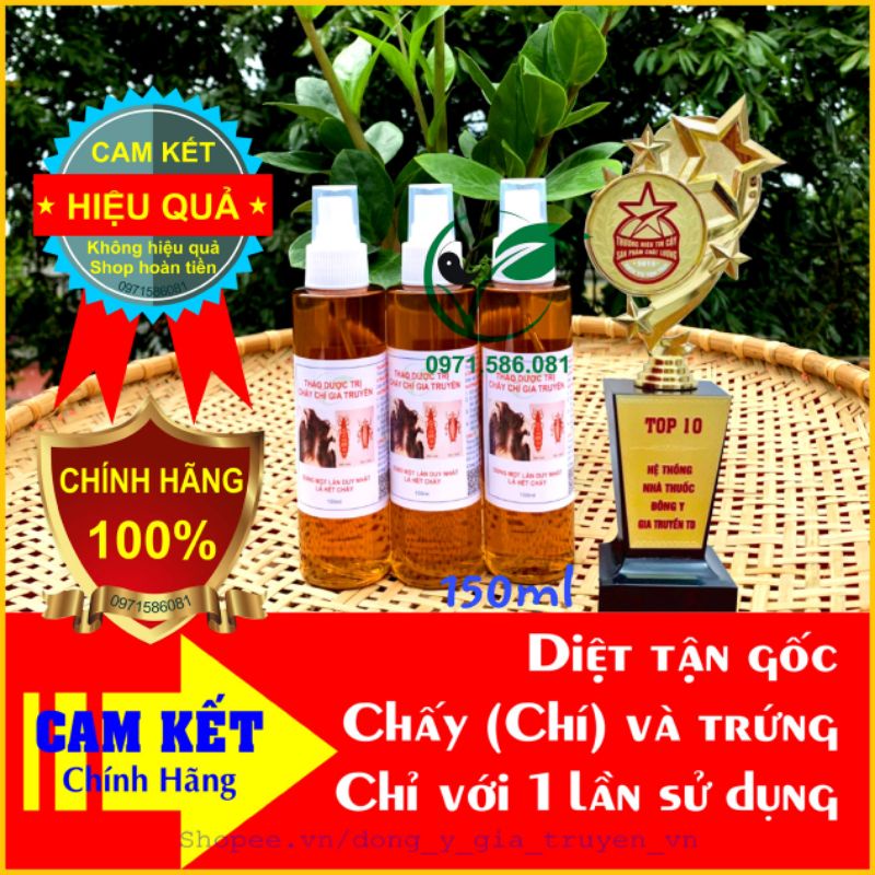 Ủ Chấy Chí Thảo Dược. [Chính Hãng]. Dầu Gội Hết Chấy Chí. Dùng 1 Lần Hết Chấy Chí. Số lượng 1 chai 150ml.