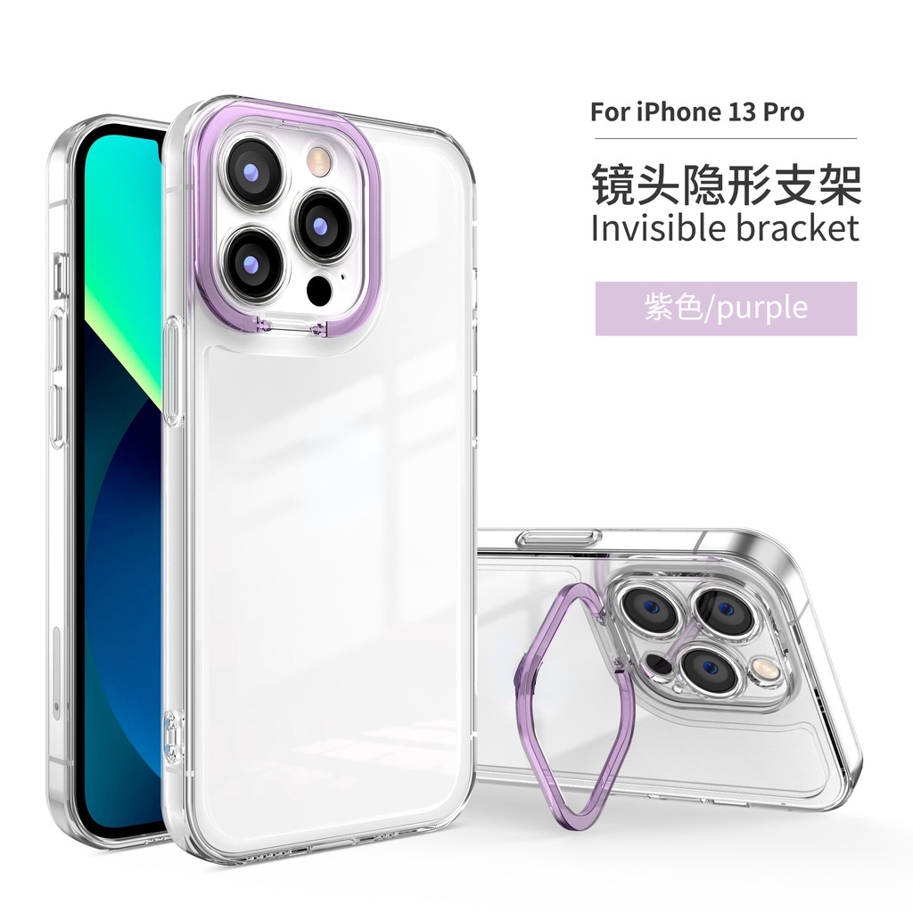 Ốp Điện Thoại Silicon Màu Trong Suốt Chống Sốc Cho iPhone 13 11 12 pro max