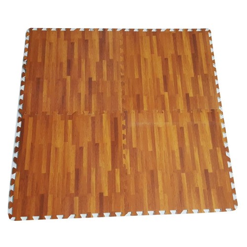 Thảm xốp vân gỗ trải sàn chống trơn HOMIES không cần keo dán, trải dùng trực tiếp  - Rộng 40cm x Dài 40cm dầy 1cm