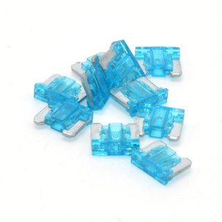 Bộ 10 cầu chì dùng cho Ô tô / Xe máy size Mini 10x11mm (Loại 15A)