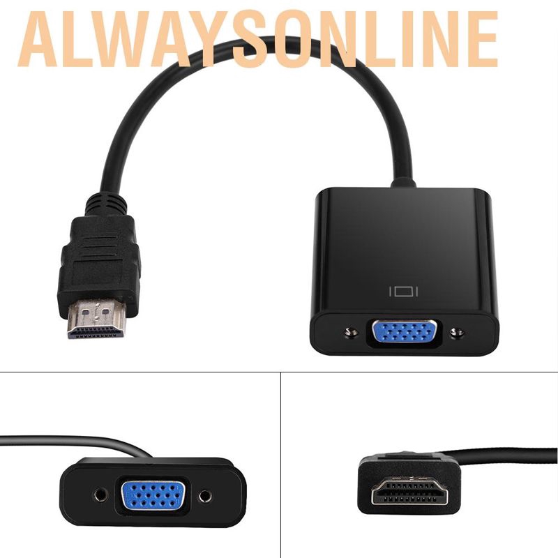 Đầu Chuyển Đổi Từ Cổng Mini Usb Sang Giác Cắm Vga T-Top Ps4 Xbox 360x1080 Hdmi