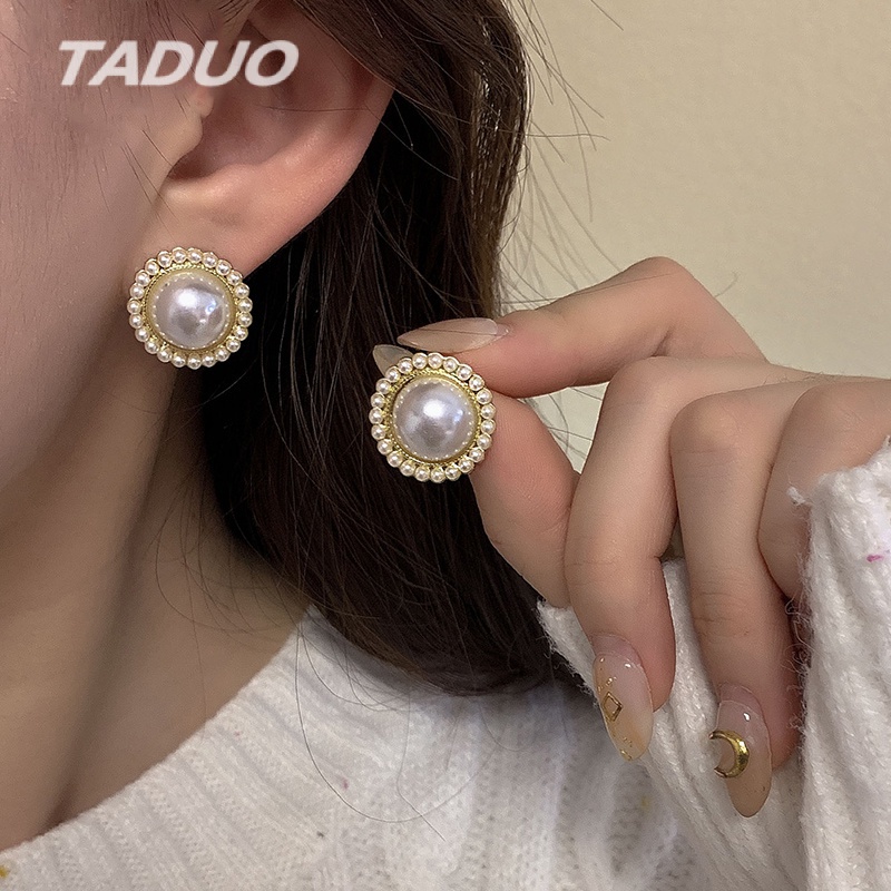 Bông Tai Ngọc Trai Thời Trang Thu Đông