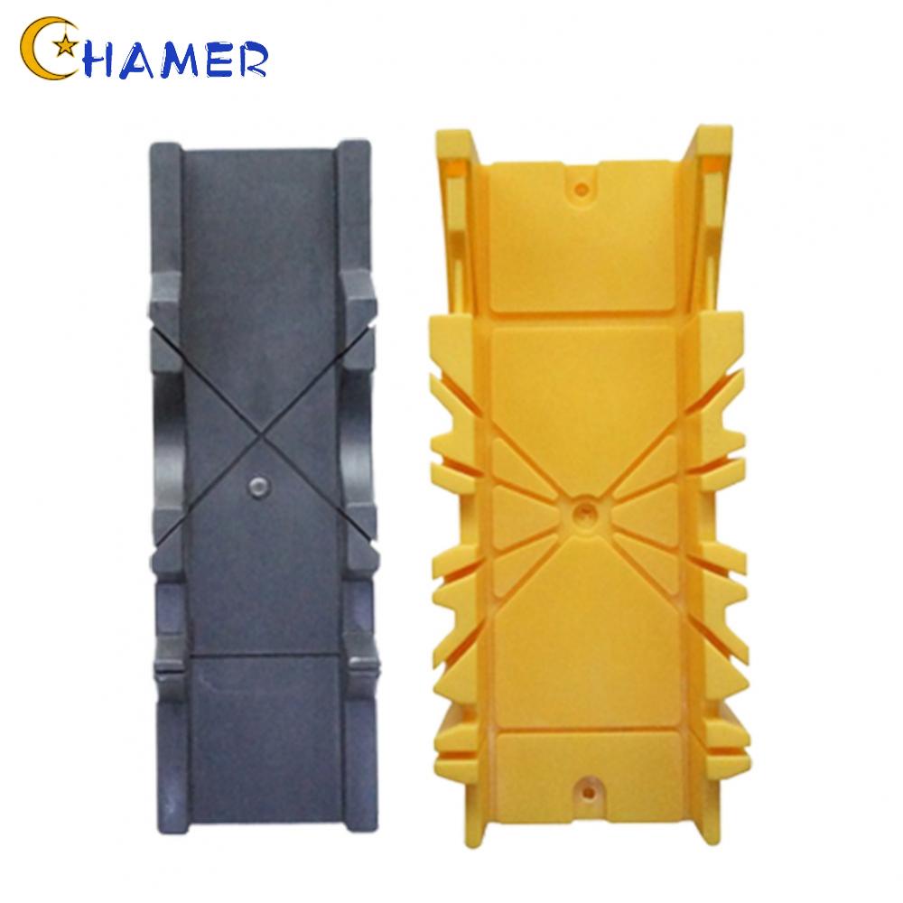 CHAMER- ~45 90 Degree Woodworking Mitre Box Cabinet Mitre Saw Box Wood Cutting Clamping YYfTzH uBsGbRK【CHAMER-Home】