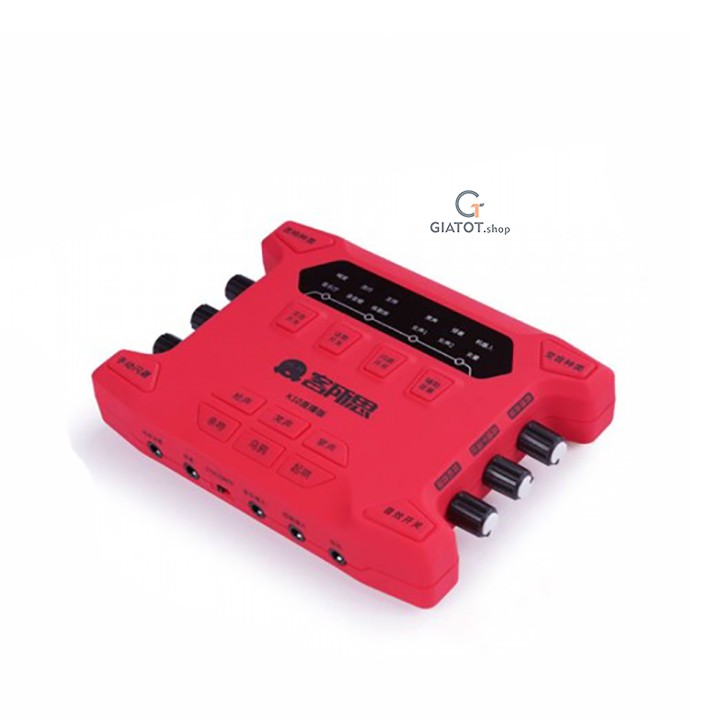 Sound card dành cho Micro thu âm XOX K10 Model mới