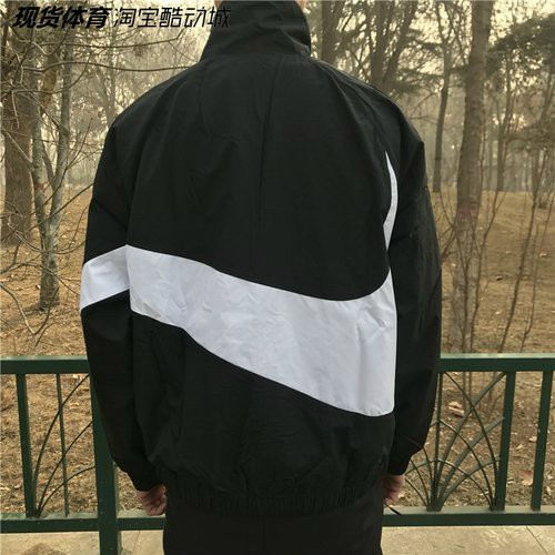 Áo Khoác Dù NIKE BIG LOGO Túi Khóa Kéo Lót Lưới