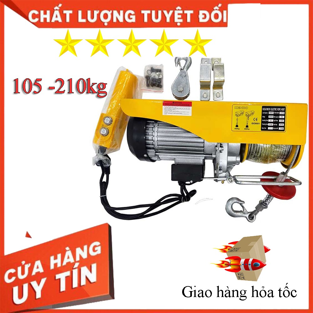 [HÀNG LOẠI 1] Tời điện Kenbo PA300 220V Máy tời điện chính hãng- BẢO HÀNH 6 THÁNG
