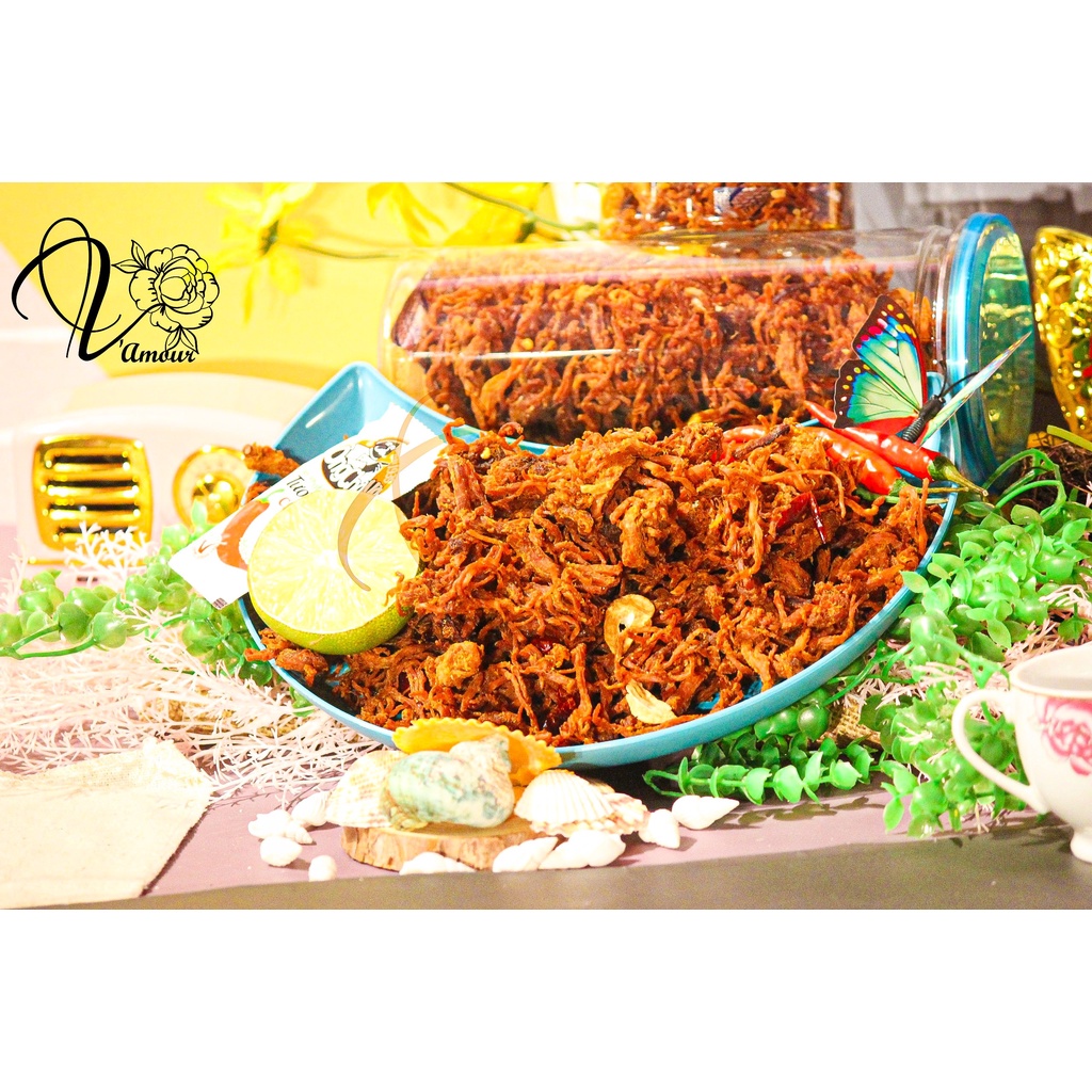 Khô heo cháy tỏi 300gr