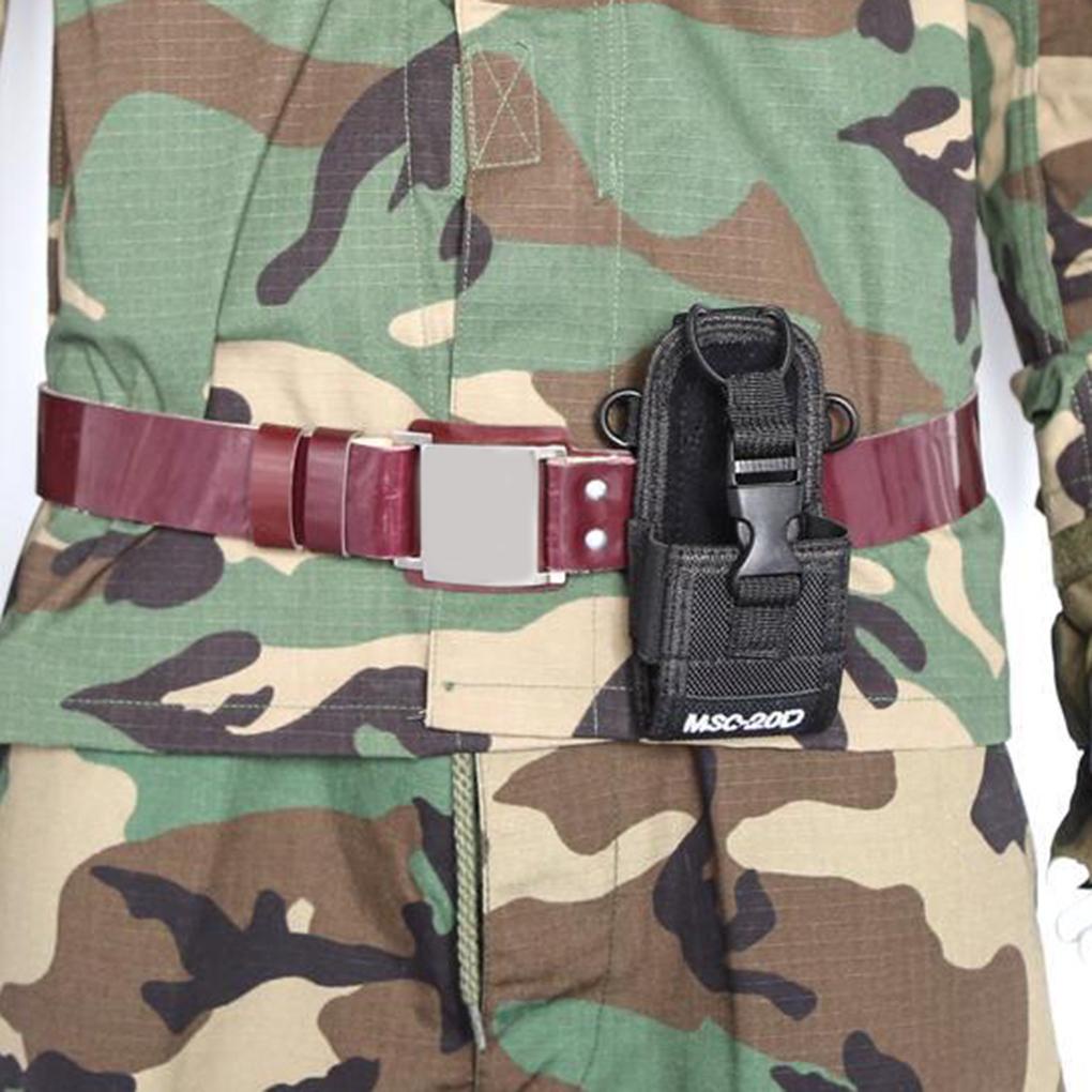Túi Đựng Bộ Đàm MSC-20D Bằng Nylon Màu Trơn Tùy Chỉnh Tiện Dụng Cho Săn Bắn / Cắm Trại