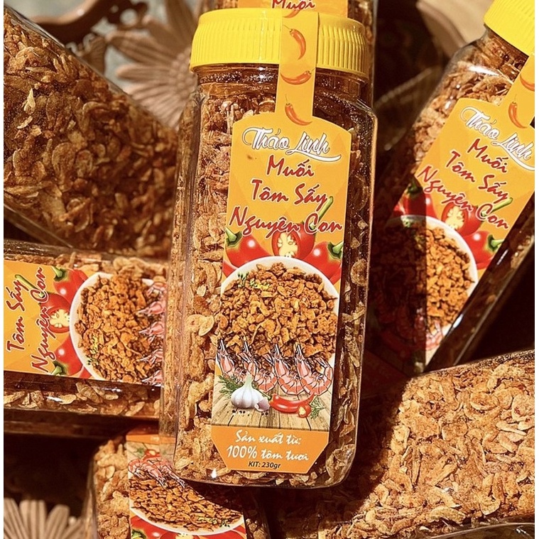 MUỐI TÔM SẤY NGUYÊN CON THẢO LINH HỦ 230G
