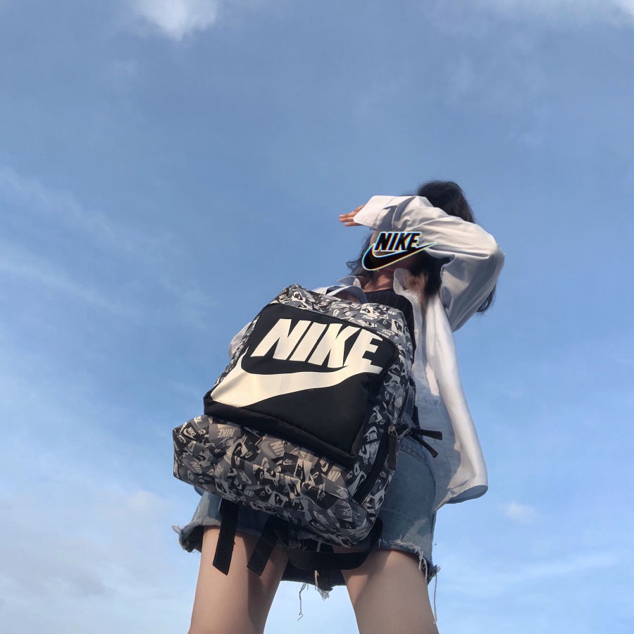 Balo Nike Ulzzang Họa Tiết Thời Trang Nam Nữ Full Tag Code