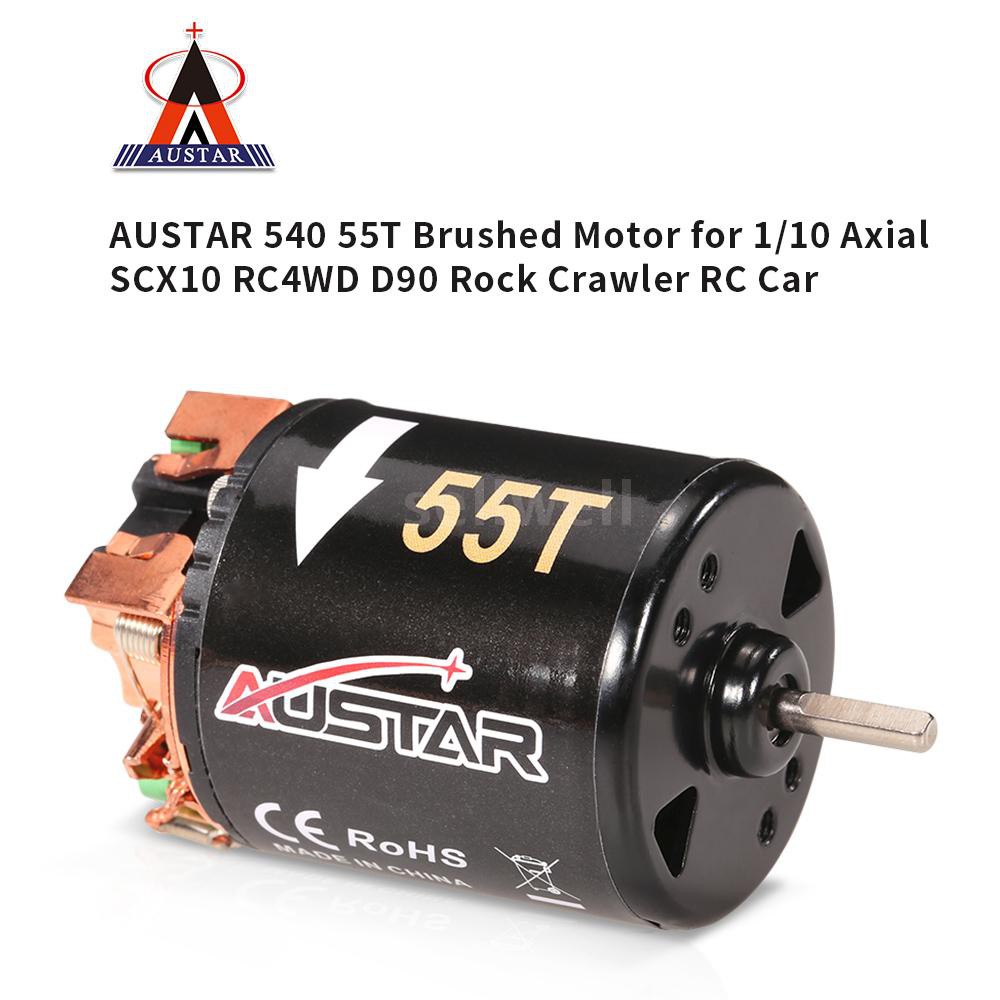 AUSTAR 540 55T Brushed Motor for 1/10 Axial SCX10 RC4WD D90 Crawler Climbing RC Car