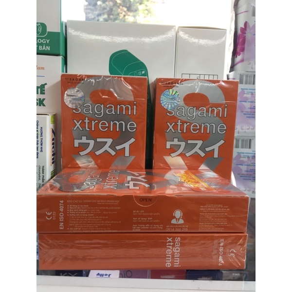 Bao cao Sagami Nhật Bản, Siêu mỏng dùng như không dùng bao cao su Hộp 10 chiếc