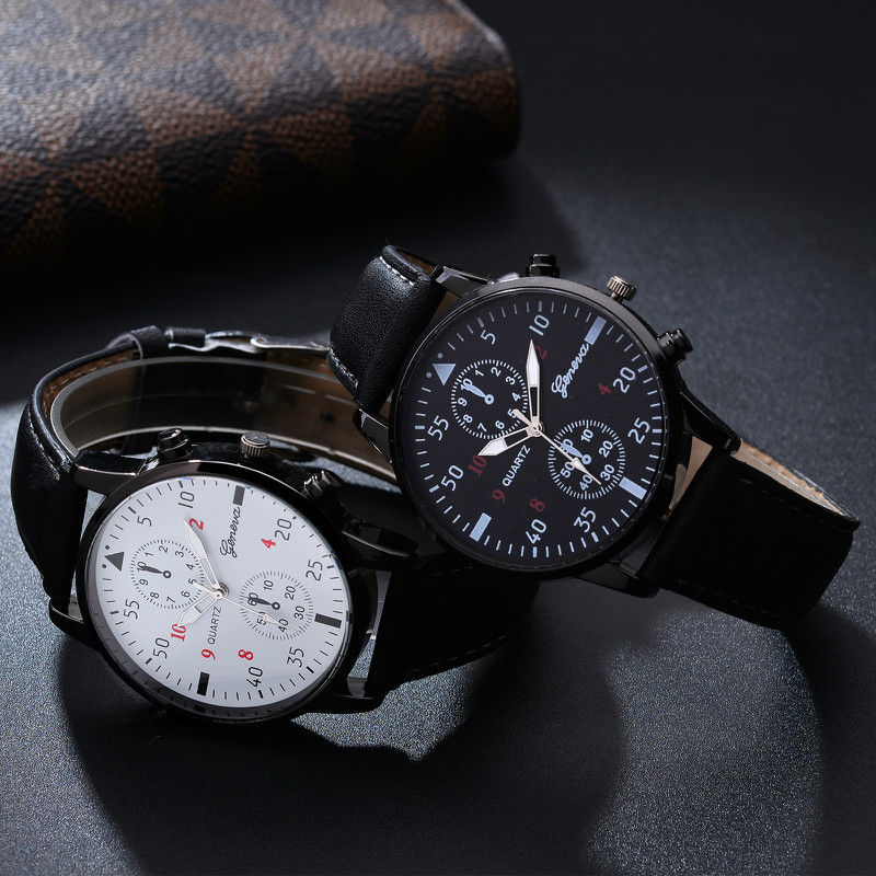 Đồng hồ Geneva phối dây da sành điệu cho nam | BigBuy360 - bigbuy360.vn