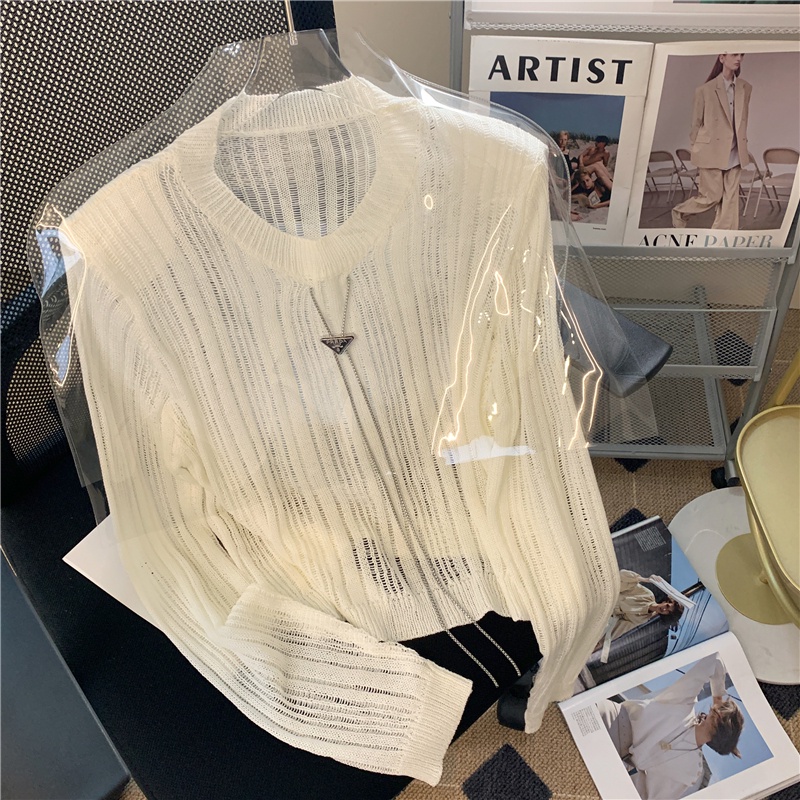 NRVP Áo Sweater Dài Tay Phong Cách Hàn Quốc Sành Điệu Dành Cho Nữ