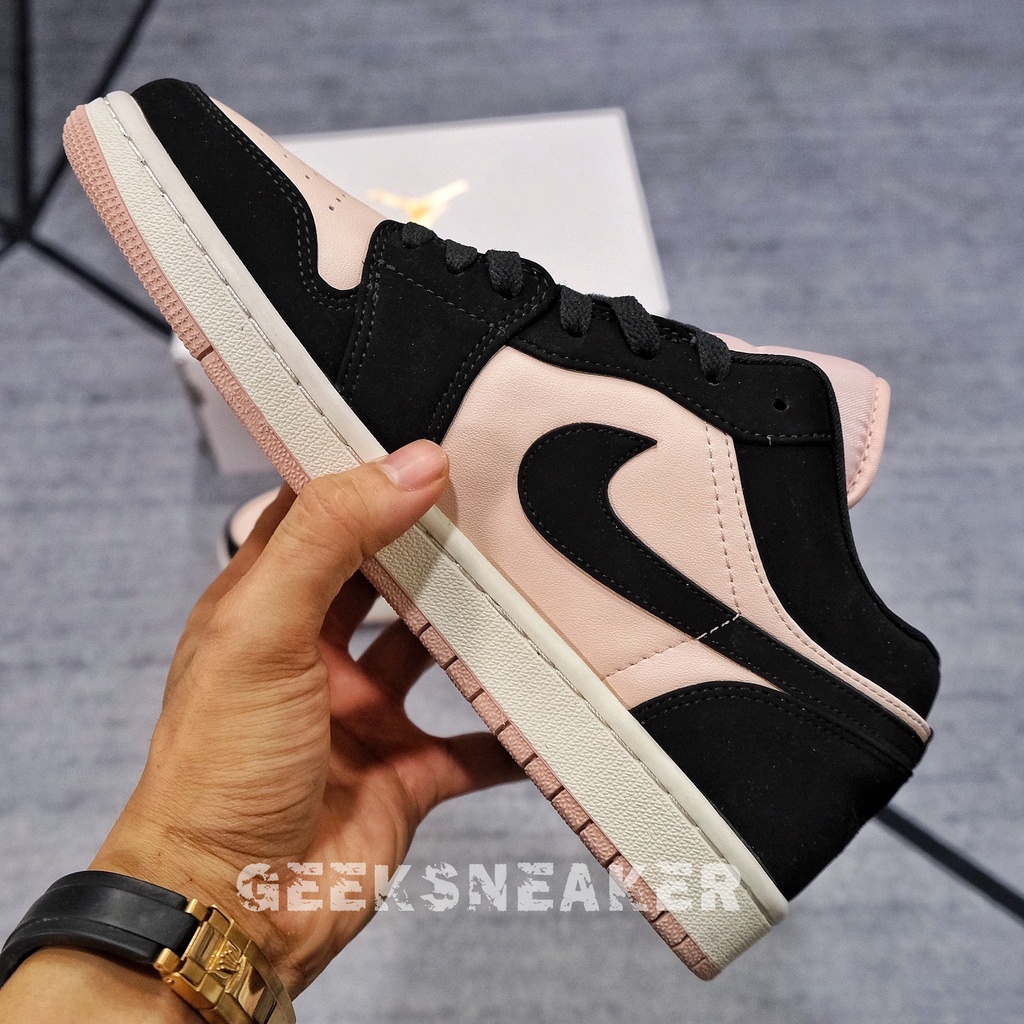 [GeekSneaker] Giày Sneaker Jordan 1 Low Guava - Cổ Thấp