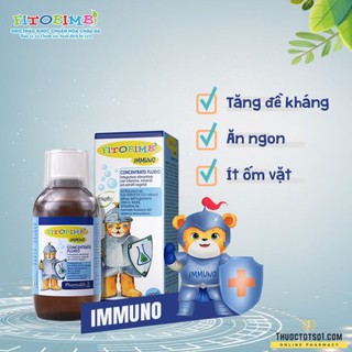 Fitobimbi Immuno - Tăng cường hệ miễn dịch, nâng cao sức đề kháng, hồi phục nhanh, hết ốm vặt