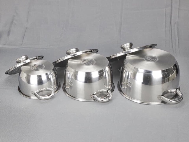 Bộ fivestar 3 vung inox