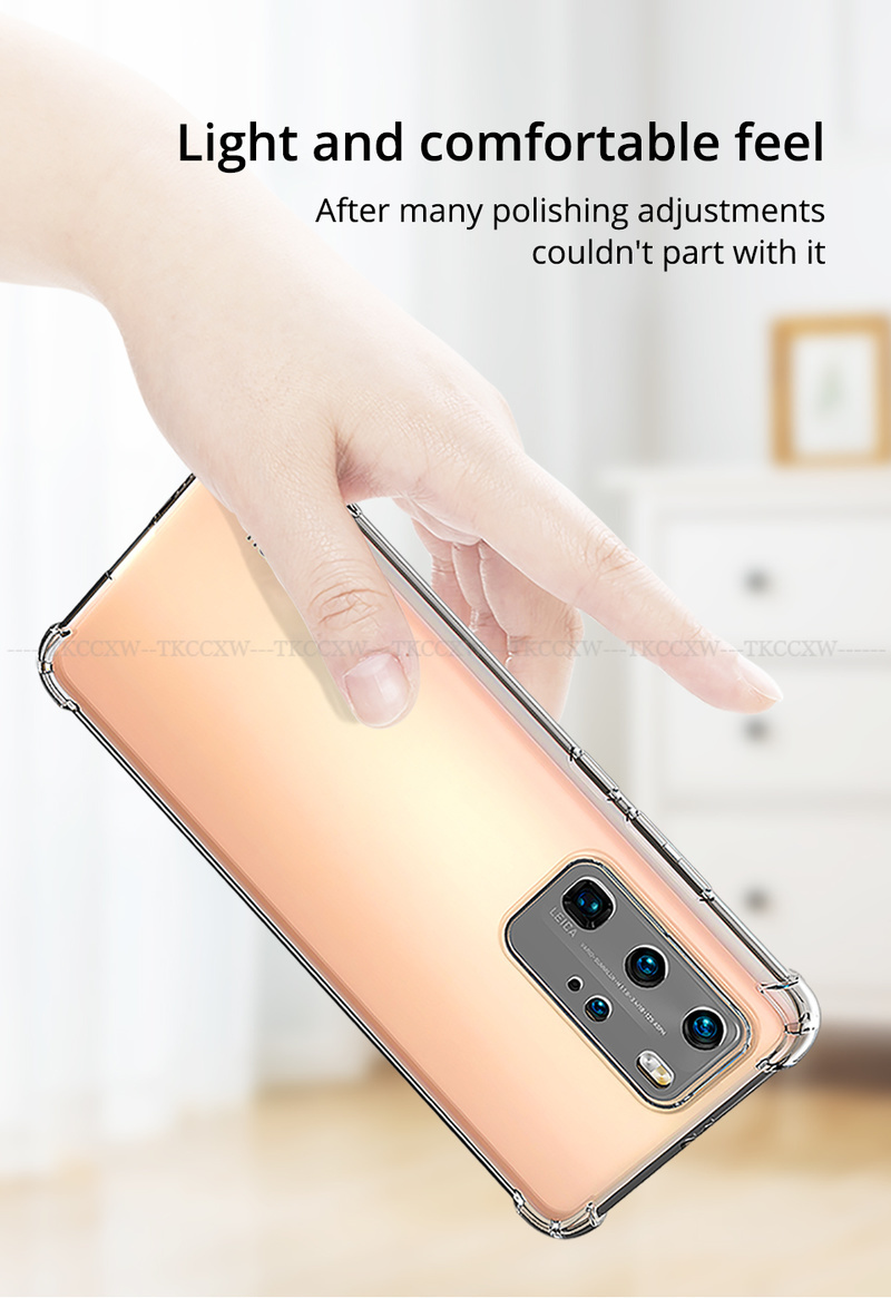 Ốp Điện Thoại Mềm Mỏng Trong Suốt Cho Huawei P40 Pro + P40 P30 P20 Pro P30 P20 Lite P10 P9 Plus Lite