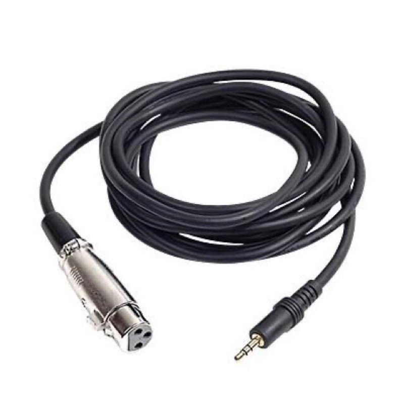 Dây mic Xlr ra 3,5 đực cáp Xlr cho miro Bm900 at100 al280...