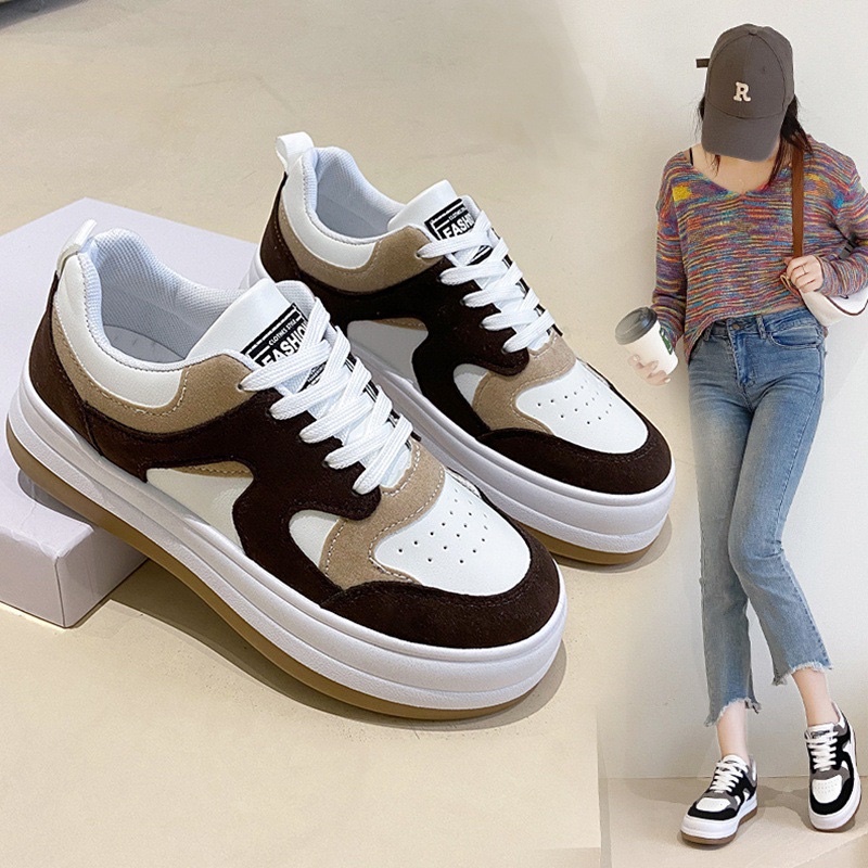 Giày nữ thể thao phối da LyLy cao cấp