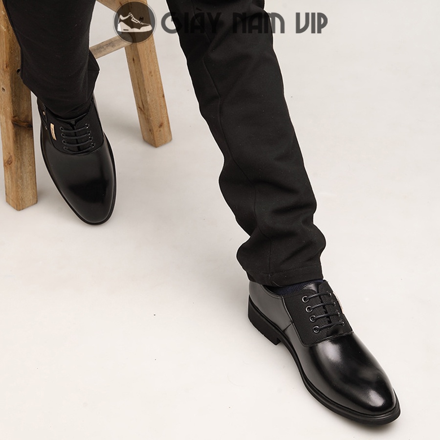 Giày Tây Nam Đẹp Da Bò Cao Cấp Công Sở GIAYNAMVIP Giày Da Nam Giá Rẻ Buộc Dây GD87