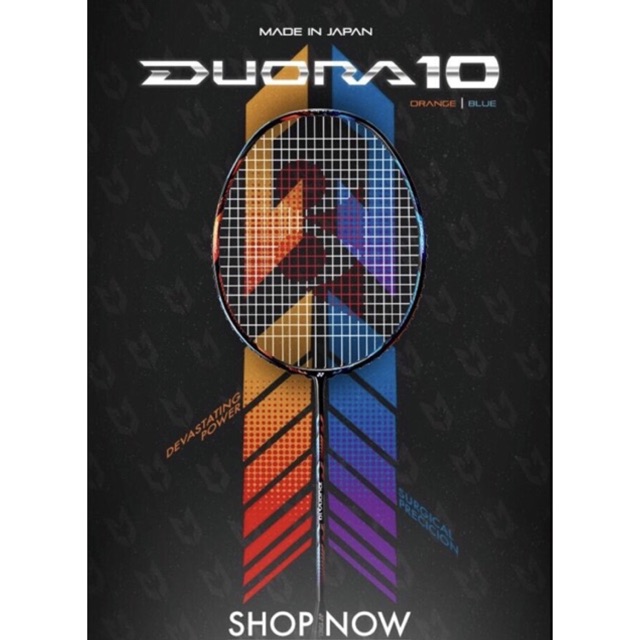 Vợt Cầu Lông Yonex Duora 10 2021 Màu Cam + Vỏ Bọc Tay Cầm