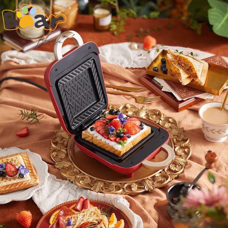 MÁY NƯỚNG SANDWICH BEAR B05N1 HÌNH DÂU TÂY