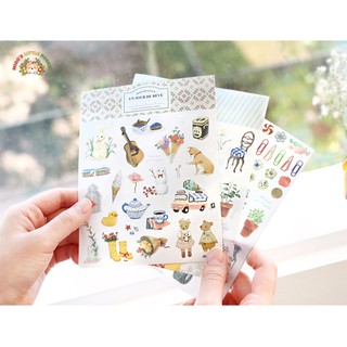 SET 9 TẤM STICKER DIARY DECO PACK VER.5 | S52