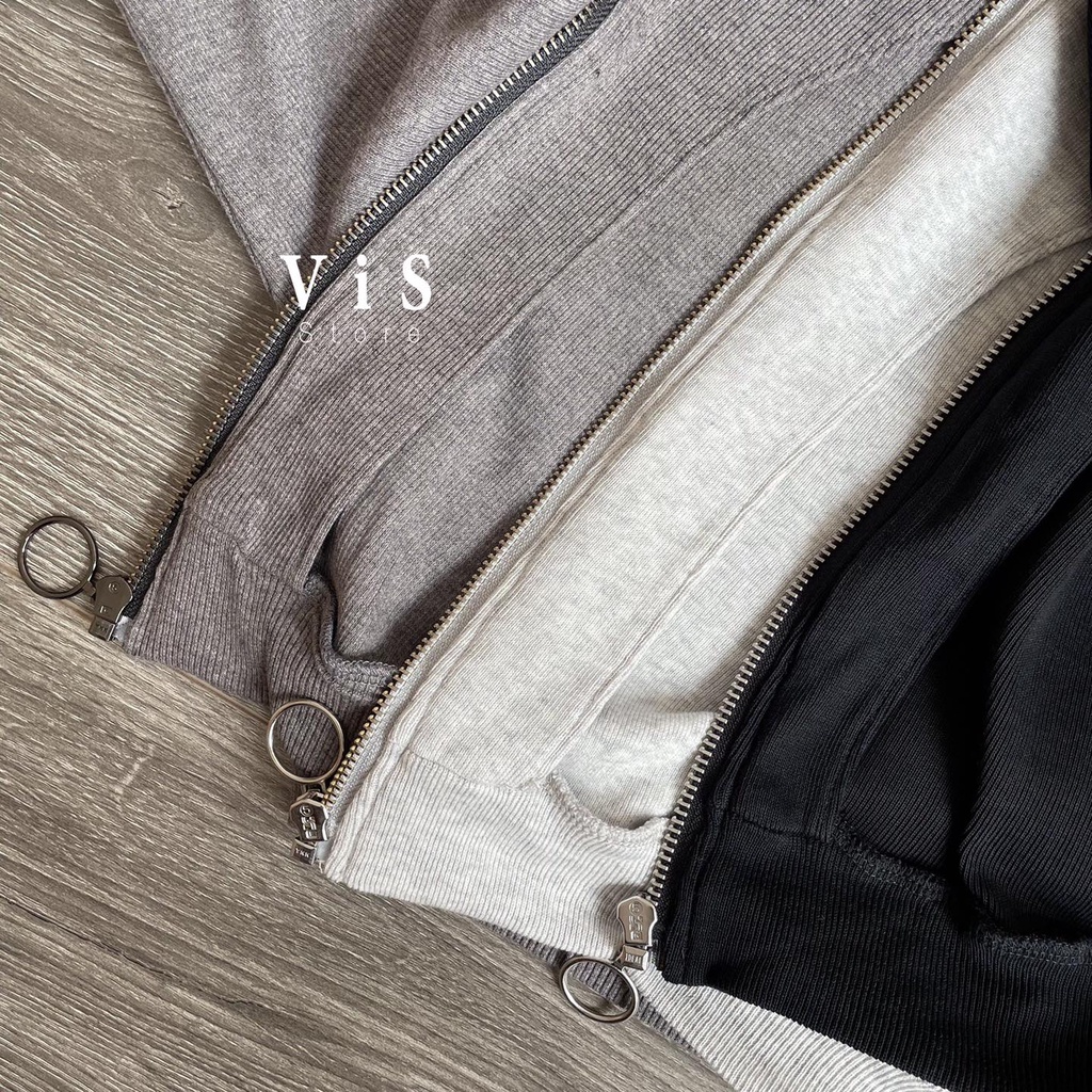 Áo khoác croptop nữ tay dài