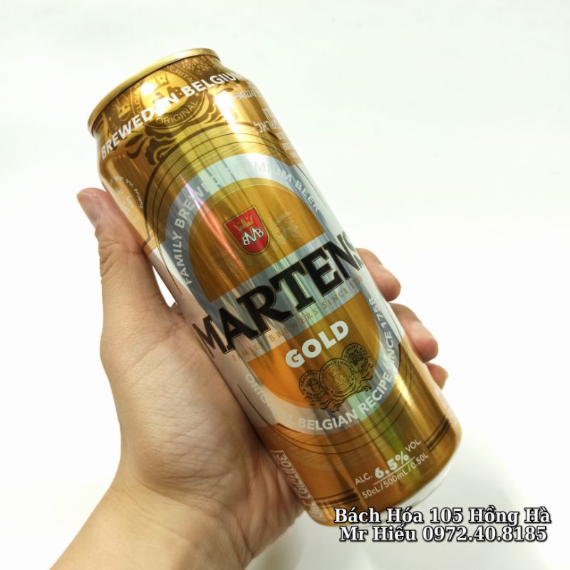 [Hỏa tốc] Bia Martens Gold 6,5% thùng 24 lon 500ml