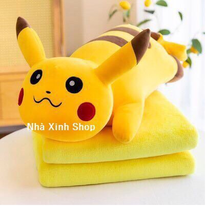 Chăn Gối Văn Phòng ✨FREESHIP✨ Gấu Bông Có Chăn 2 Trong 1 Heo Thiên Thần Xinh Xắn