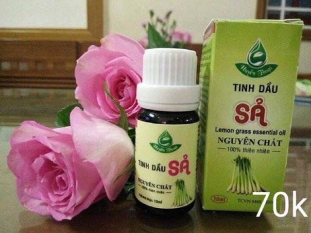 TINH DẦU SẢ CHANH HUYỀN THOẠI - LEMON GRASS ESSENTIAL OIL - ĐUỖI MUỖI, KHỬ MÙI, ĐUỖI CÔN TRÙNG, GIẢI CẢM  - bobashop.vn