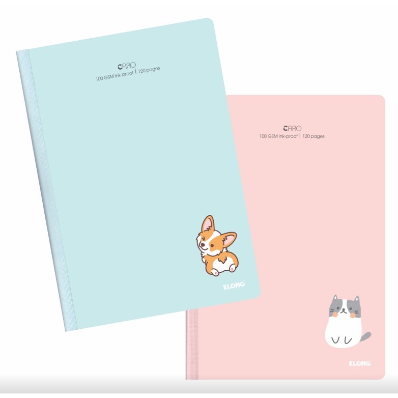 Vở may dán gáy Caro Khổ B5 - 120 trang; Mã số: 835 Sổ Klong hàng chính hãng