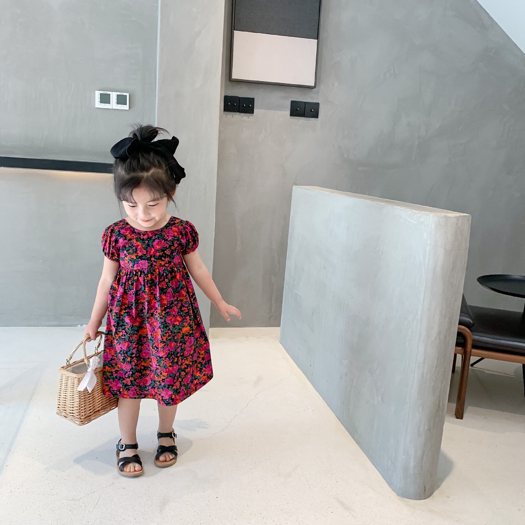 Váy bé gái AM874 - Đầm bé gái siêu mát TTR333 TTN38