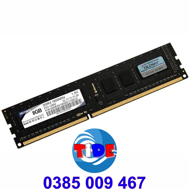 Ram DDR3 | 1600MHz | 4GB và 8GB – Dùng cho PC – Chính hãng Gloway – Bảo hành 3 năm