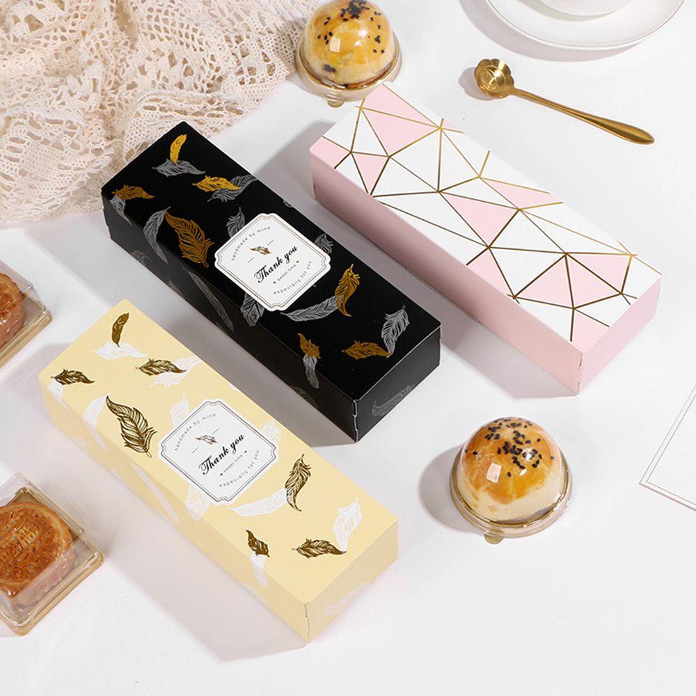 CHOOKEY Set 10 Hộp Giấy Bóng Phủ Màu Đồng Đựng Bánh Cupcake Ốp