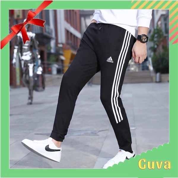 ` Quần jogger thể thao nam nữ ống bó thu đông hot 2021 chất UMI co dãn VG652