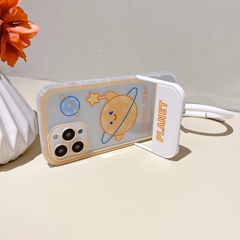 Ốp Điện Thoại In Hoạt Hình Kèm Giá Đỡ Cho iphone 14 / 13Pro 12 / xs / 6 / 7 / 8PLUS