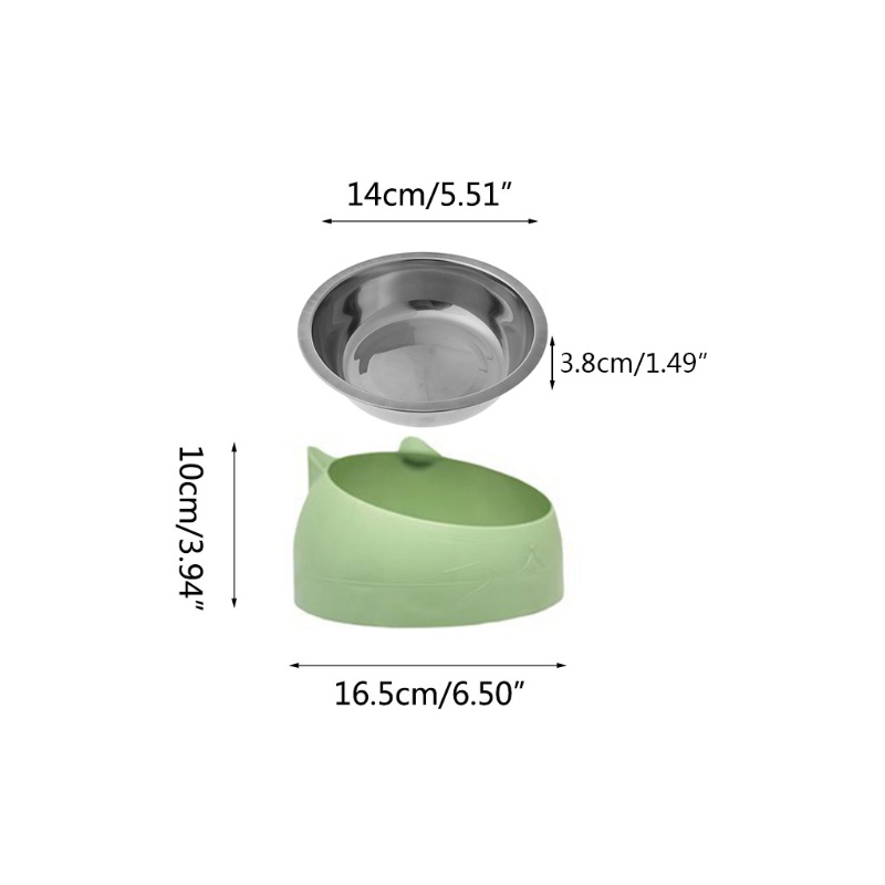 Tô Đựng Thức Ăn Cho Thú Cưng Bằng Thép Không Gỉ 15 Ngăn°Hộp Đựng Thức Ăn Cho Thú Cưng Chống Trượt Tiện Dụng