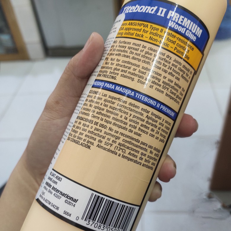 Keo Dán Gỗ Chuyên Dụng Titebond Original Wood Glue Mỹ - Keo Dán Gỗ Đa Năng Chịu Lực Chịu Nhiệt/ Keo Sửa,...KIVO