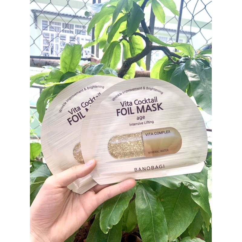 Mặt Nạ Thiếc BANOBAGI Vita Cocktail Age Foil Mask