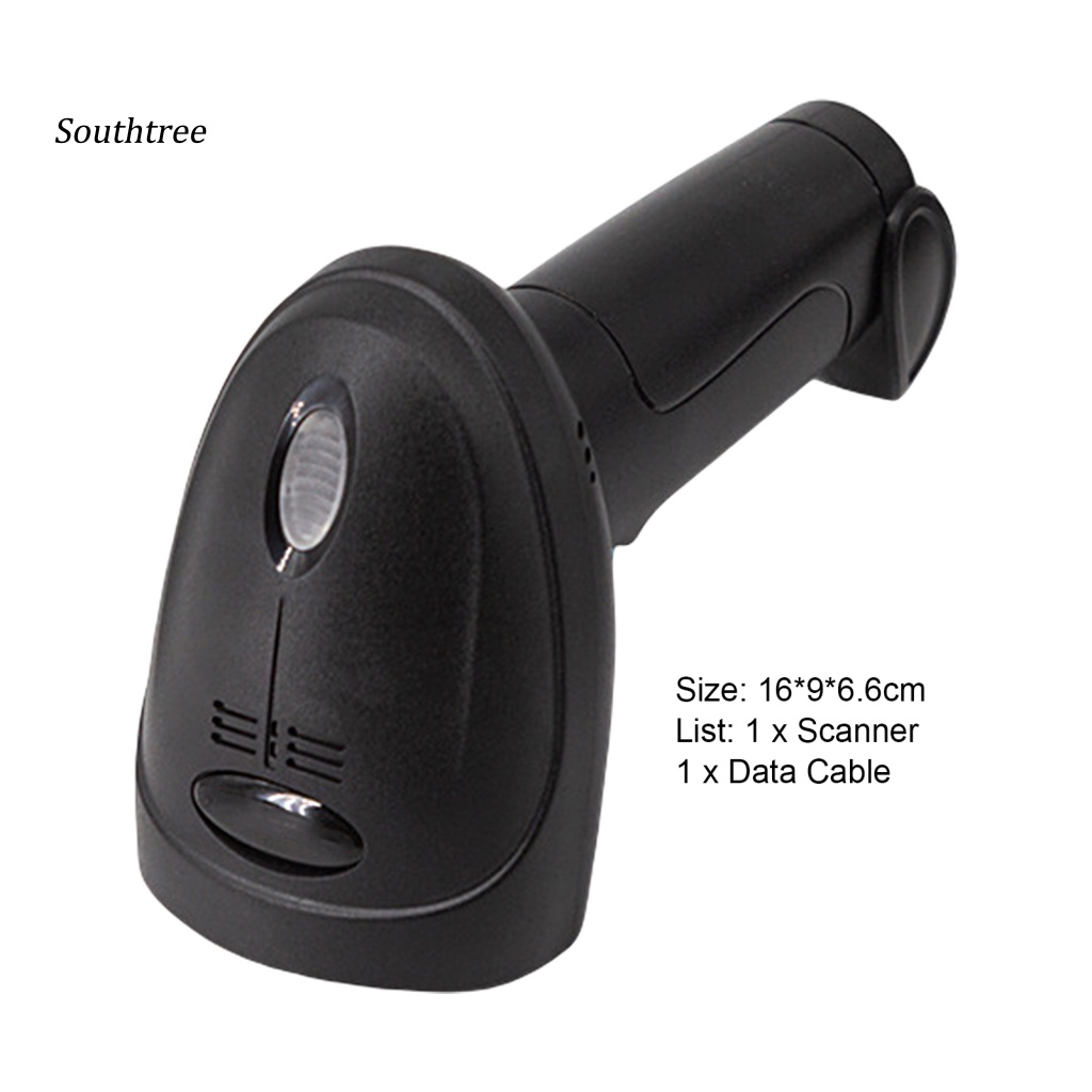 Máy Quét Mã Vạch Không Dây Bluetooth Độ Chính Xác Cao Cho Mall