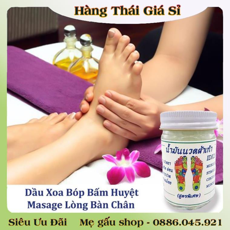 Dầu/Cao xoa bóp massage bấm huyệt bàn chân Thái Lan - Hàng Mới Về Date Xa