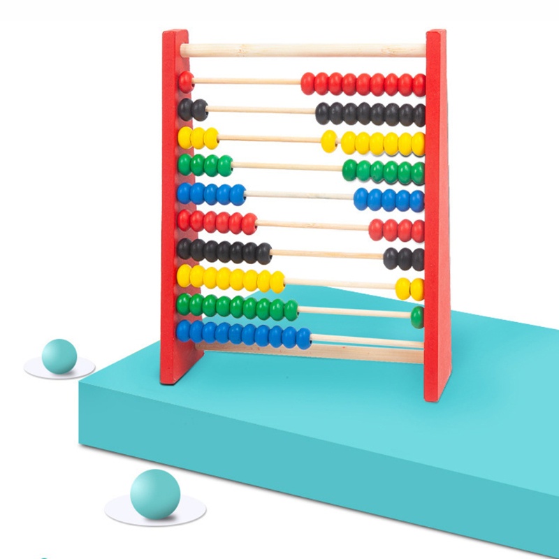 Bàn Tính Gỗ Đồ Chơi Cho Bé 3-6 Tuổi