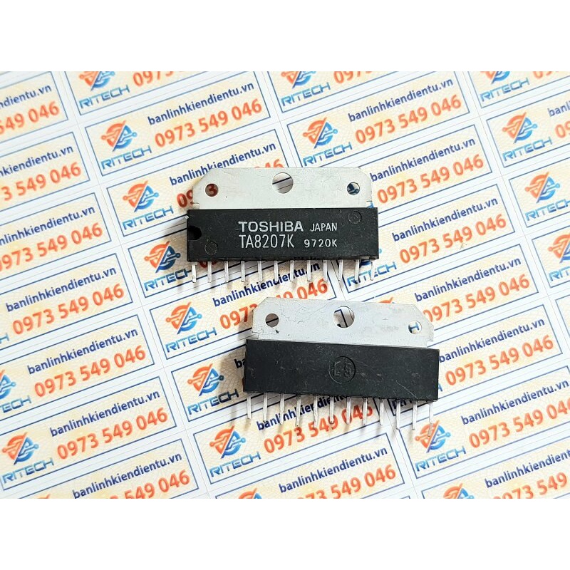 [Combo 3 chiếc] TA8207K TA8207 8207 IC Khuếch Đại Zip-12 hàng tháo máy